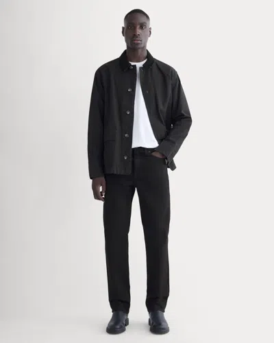 Everlane Organic Cotton Straight-leg Jean In Black