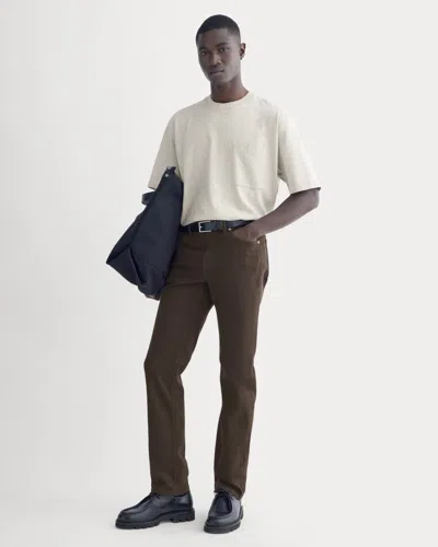 Everlane Organic Cotton Straight-leg Jean In Coffee Bean In Brown