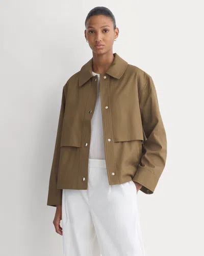 Everlane Organic Cotton Twill Field Jacket In Beech