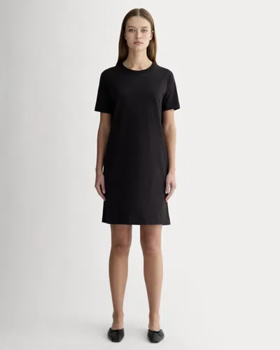 Everlane Organic Cotton Weekend Tshirt Dress In Black