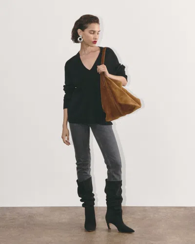 Everlane Original Cheeky® Jean | 28.5" Inseam In Washed Charcoal In Black