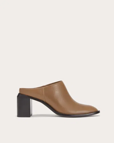 Everlane Outlaw Mule In Saddle Brown