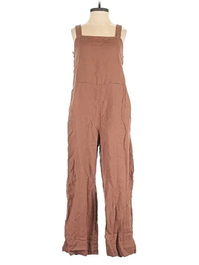 Pre-owned Everlane Overalls In Brown