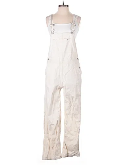 Pre-owned Everlane Overalls In Ivory