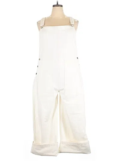 Pre-owned Everlane Overalls In Ivory