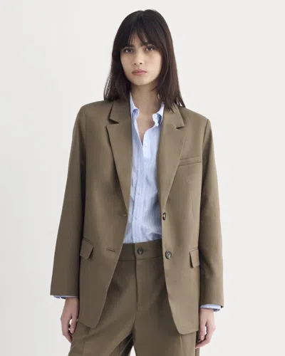 Everlane Oversized Blazer In Brown