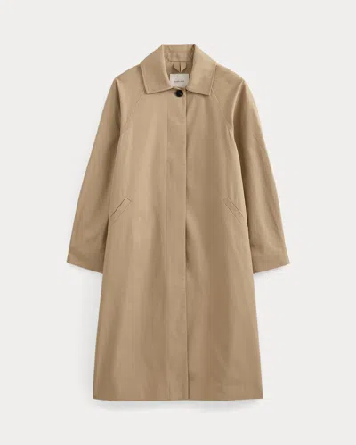 Everlane Oversized Mac Coat In Cornstalk