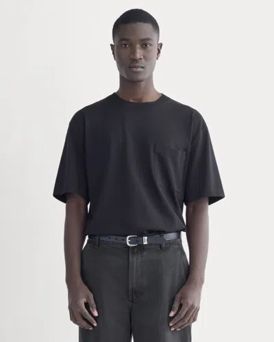 Everlane Oversized Midweight Tshirt In Black