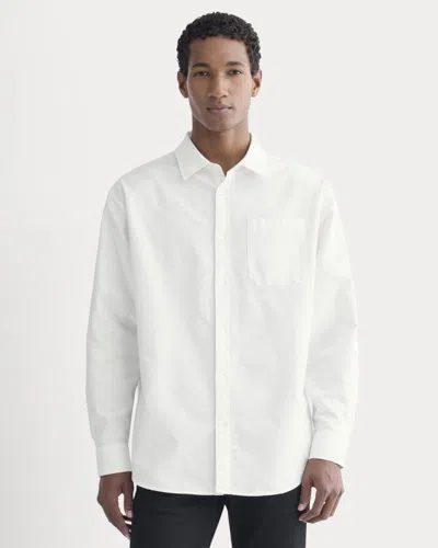 Everlane Oversized Oxford Shirt In White