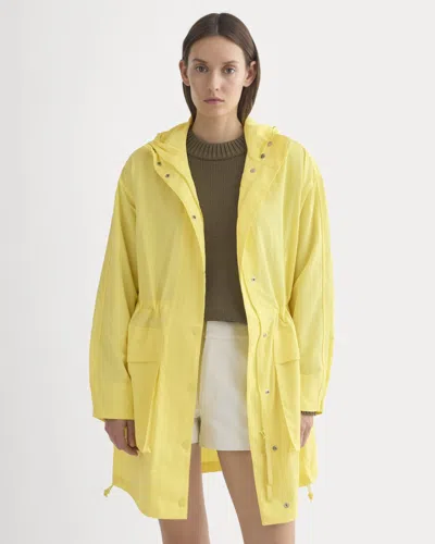 Everlane Oversized Parachute Parka In Celandine In Yellow