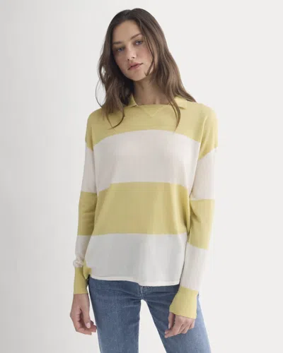Everlane Oversized Polo Sweater In Multi