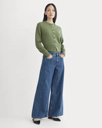 Everlane Paneled Ultra Wide-leg Jean In Tungsten Blue Stone