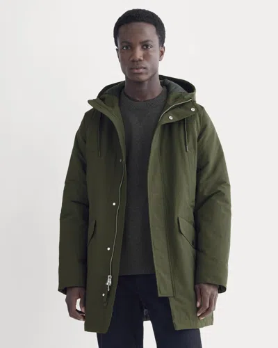 Everlane Parka In Dark Green In Multi