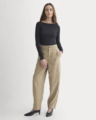 Everlane Patch Pocket Ballon Pant In Gray