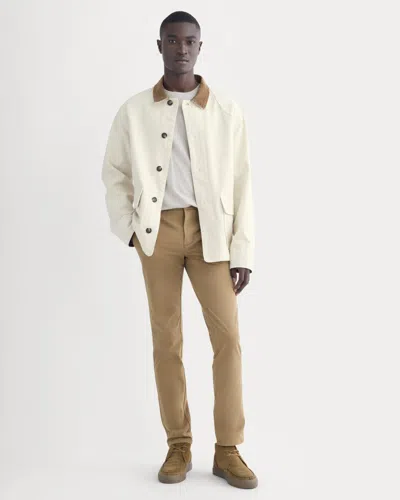 Everlane Performance Chino Pant | Slim In Toasted Coconut In White