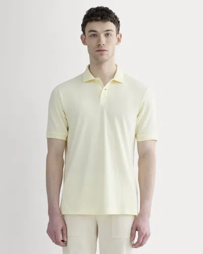 Everlane Pique Polo Tshirt In Light Yellow