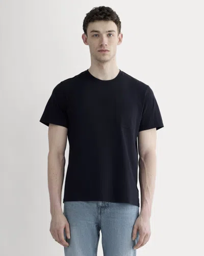 Everlane Premium-weight Pocket Tshirt In Black