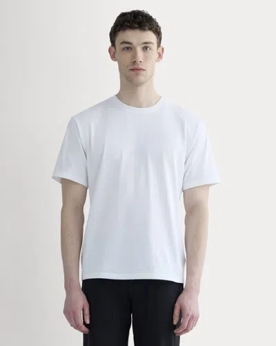 Everlane Premium-weight Relaxed Crew Neck Tshirt In White