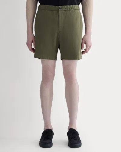 Everlane Pull-on Performance Chino Pant Short In Kalamata In Green