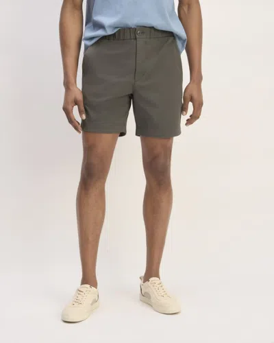 Everlane Pull-on Performance Chino Pant Short In Slate Grey In Green