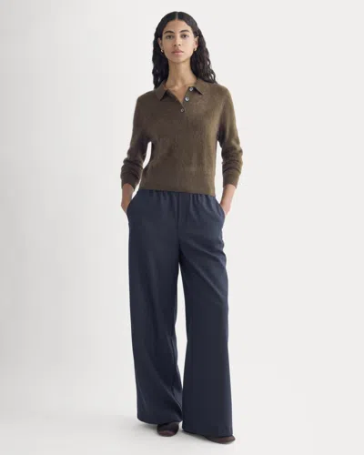 Everlane Pull-on Trouser In Blue