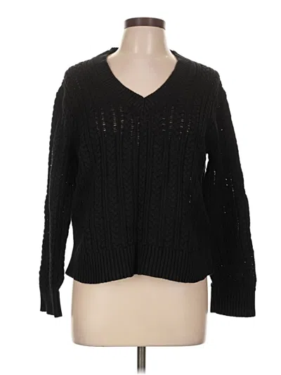 Pre-owned Everlane Pullover Sweater In Black
