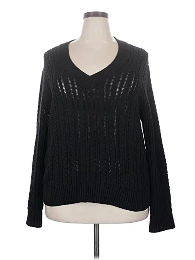 Pre-owned Everlane Pullover Sweater In Black