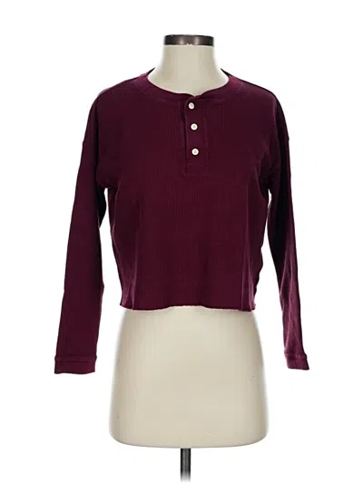 Pre-owned Everlane Pullover Sweater In Burgundy