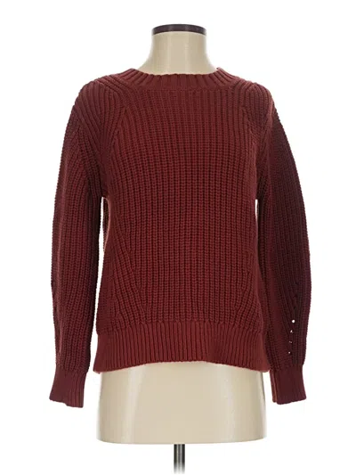 Pre-owned Everlane Pullover Sweater In Burgundy