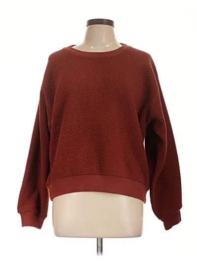 Pre-owned Everlane Pullover Sweater In Burgundy