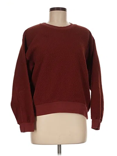 Pre-owned Everlane Pullover Sweater In Burgundy