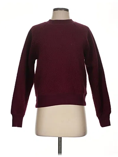 Pre-owned Everlane Pullover Sweater In Burgundy