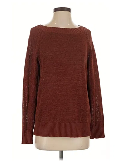 Pre-owned Everlane Pullover Sweater In Burgundy