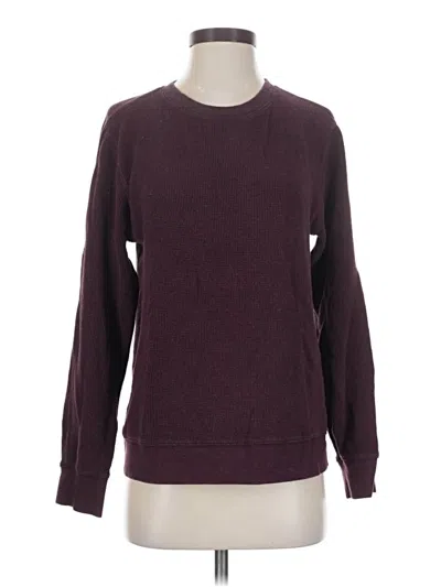 Pre-owned Everlane Pullover Sweater In Burgundy