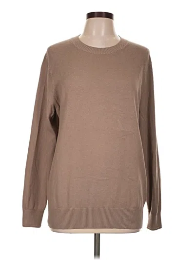 Pre-owned Everlane Pullover Sweater In Tan