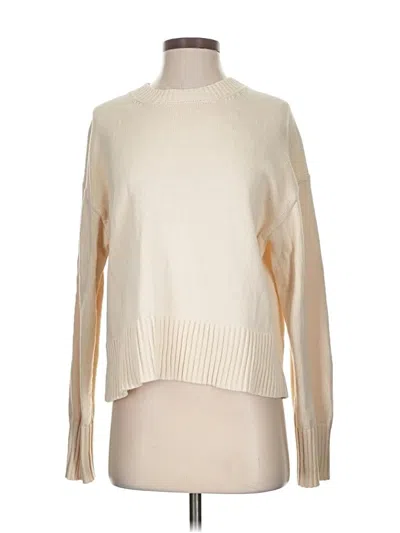 Pre-owned Everlane Pullover Sweater In White