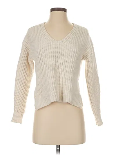 Pre-owned Everlane Pullover Sweater In White