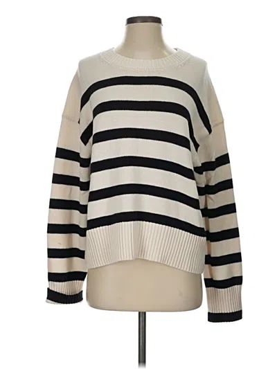Pre-owned Everlane Pullover Sweater In White