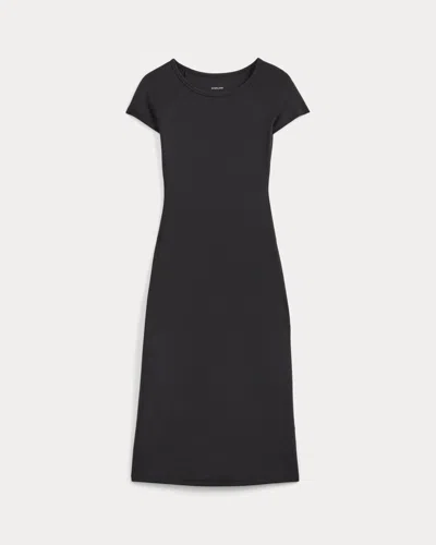 Everlane Raglan Midi Dress In Black