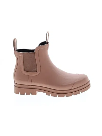 Pre-owned Everlane Rain Boots In Tan