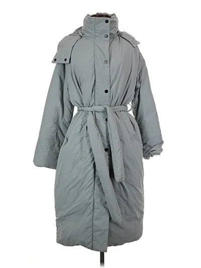 Pre-owned Everlane Raincoat In Gray