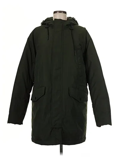 Pre-owned Everlane Raincoat In Green