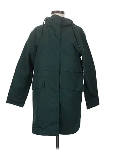 Pre-owned Everlane Raincoat In Green