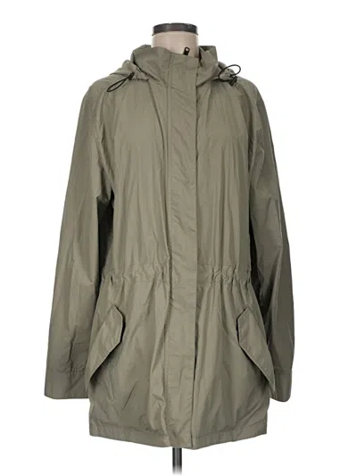 Pre-owned Everlane Raincoat In Green