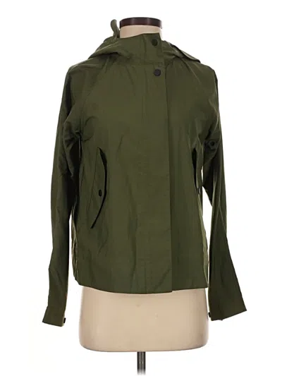 Pre-owned Everlane Raincoat In Green