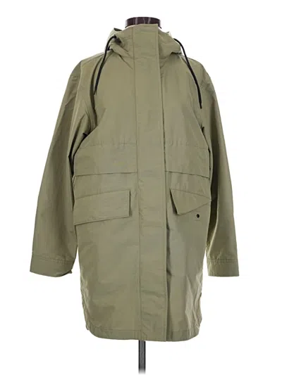 Pre-owned Everlane Raincoat In Green