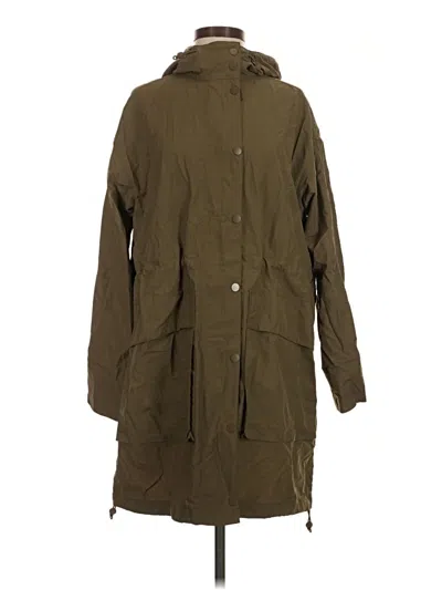 Pre-owned Everlane Raincoat In Green