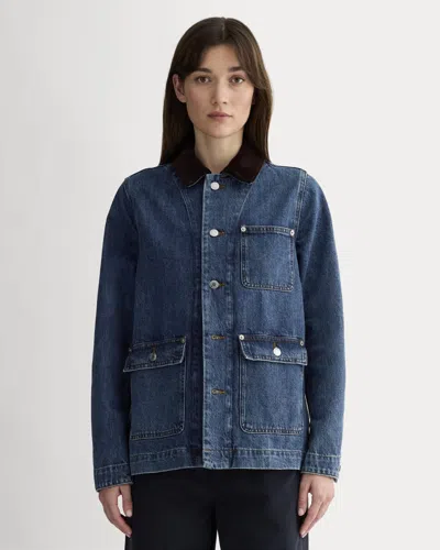 Everlane Ranch Jacket In Deep Atlantic In Blue
