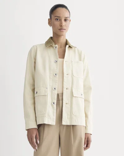 Everlane Ranch Jacket In Garment-dyed White/cream In Neutral