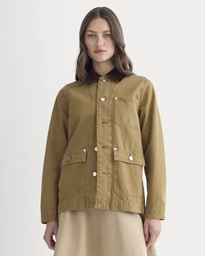Everlane Ranch Jacket In Neutral Ermine In Brown